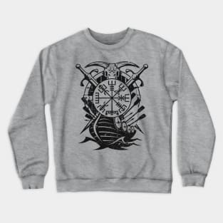 Vegvisir - Viking  Navigation Compass Crewneck Sweatshirt